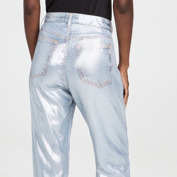 Rag & Bone Alex Liquid High Rise Straight Pants Size 24 - Picture 2 of 7